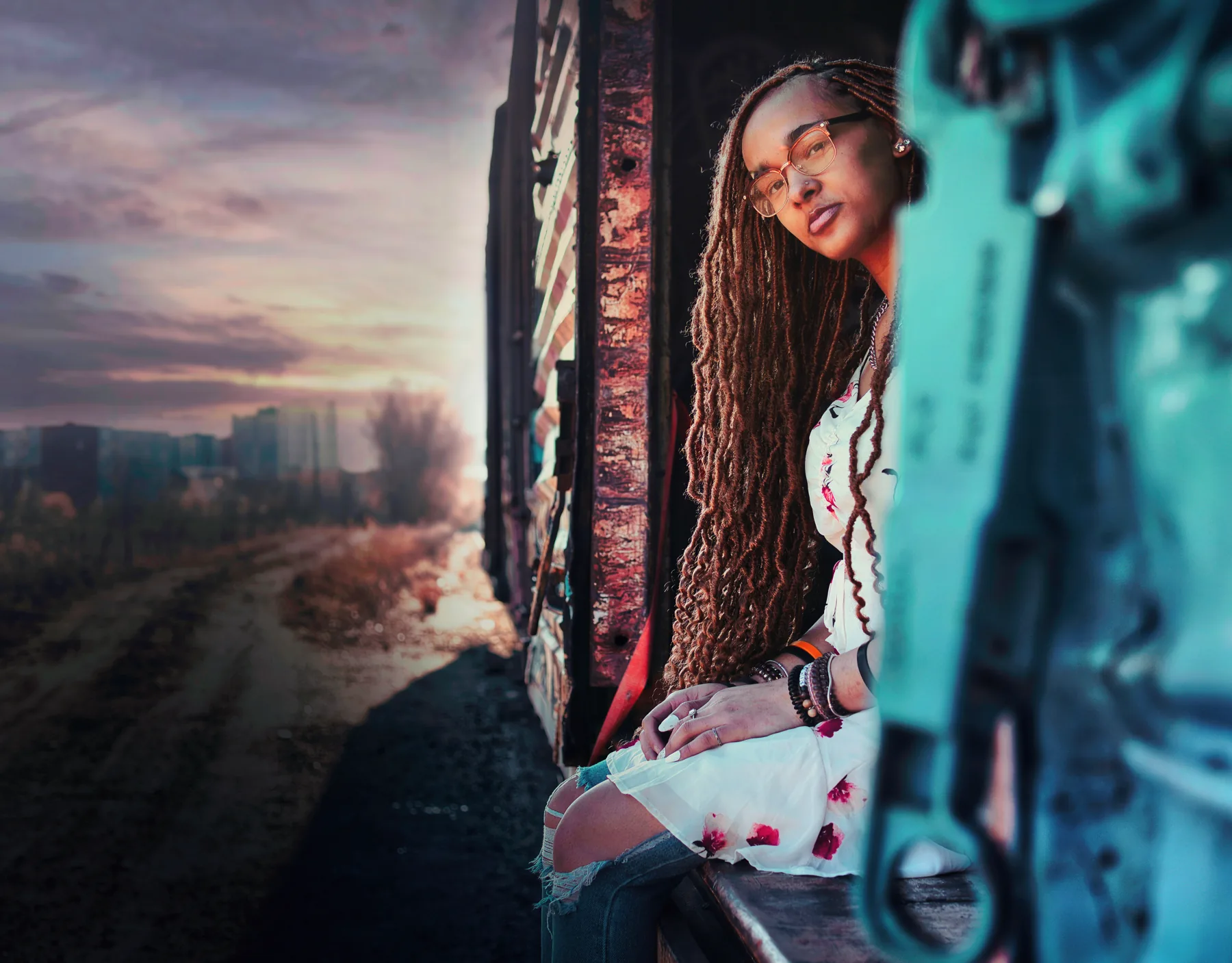 Chrome, leaning on the reflection, by Bryan Korth