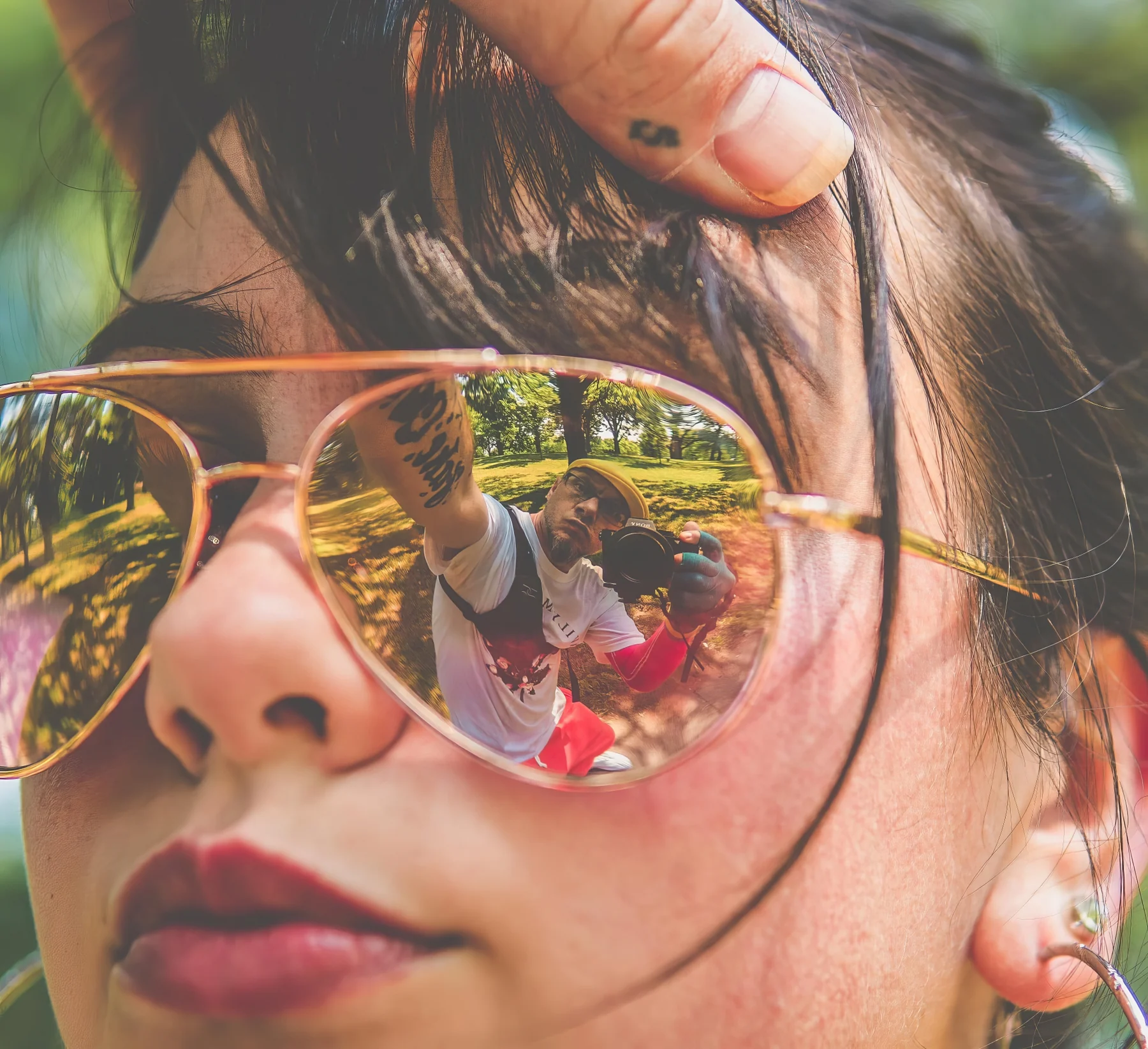 Reflected, a self-portrait, sort of, by Bryan Korth