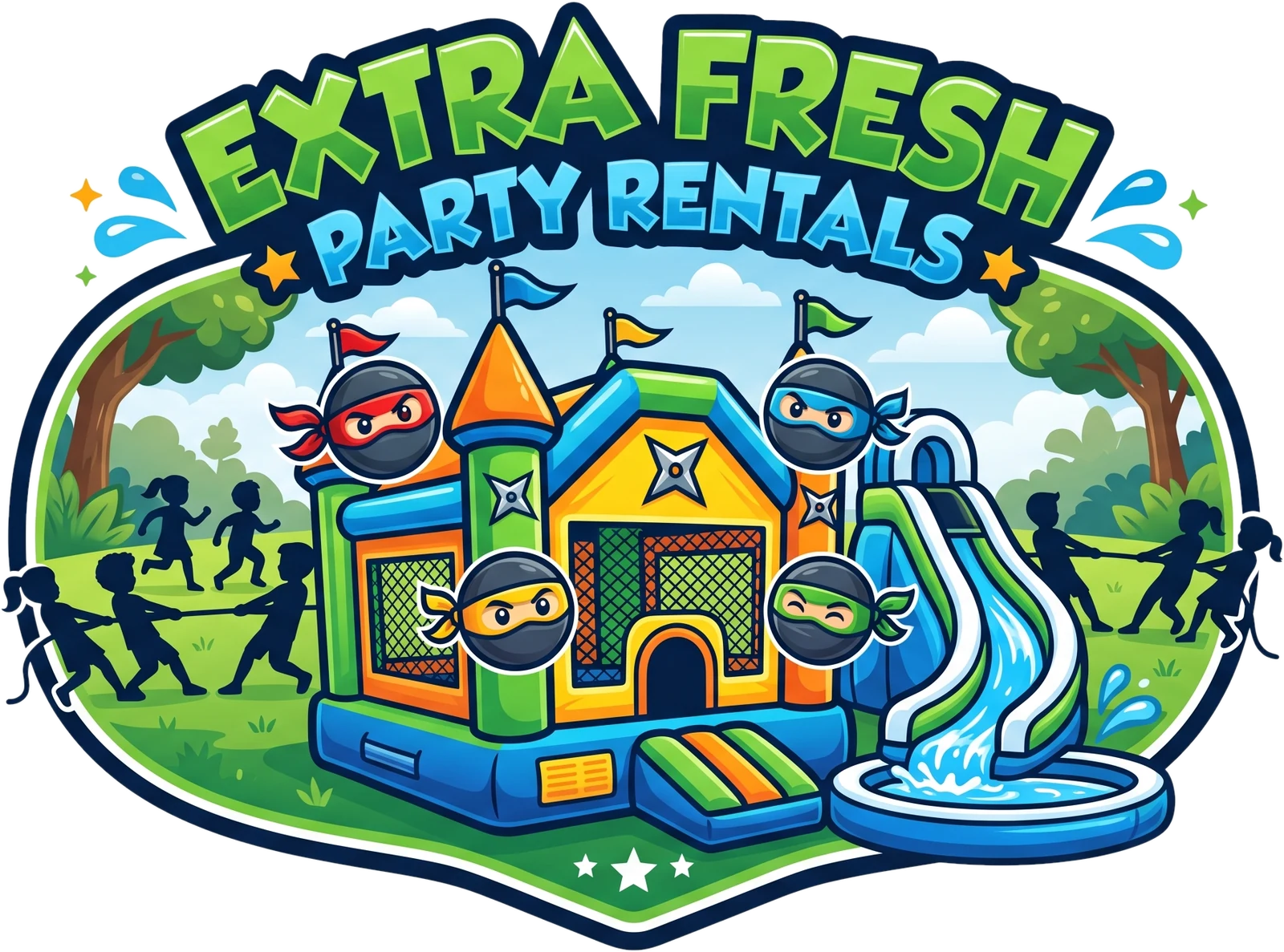 Extra Fresh Party Rentals: bounce houses, water slides and party rentals